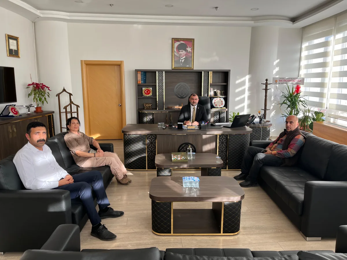 ZAVİYE VE ÇİLESİZ MAHALLESİ MUHTARLARINDAN KATİPOĞLUNA HAYIRLI OLSUN ZİYARETİ