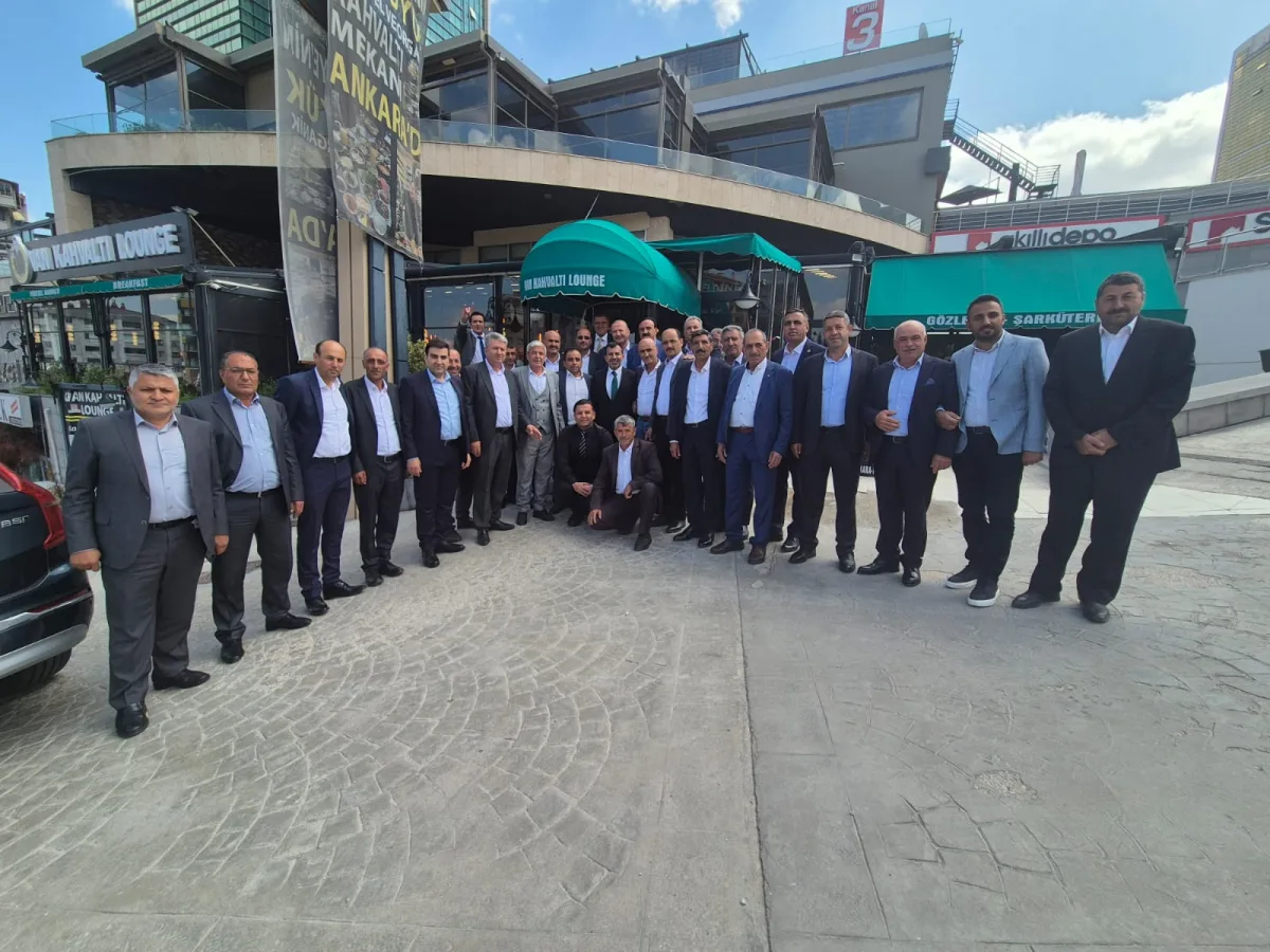 Pütürge Belediye Başkanı Mikail Sülük Ve ilçe Muhtarlarından Ankara Çıkarması