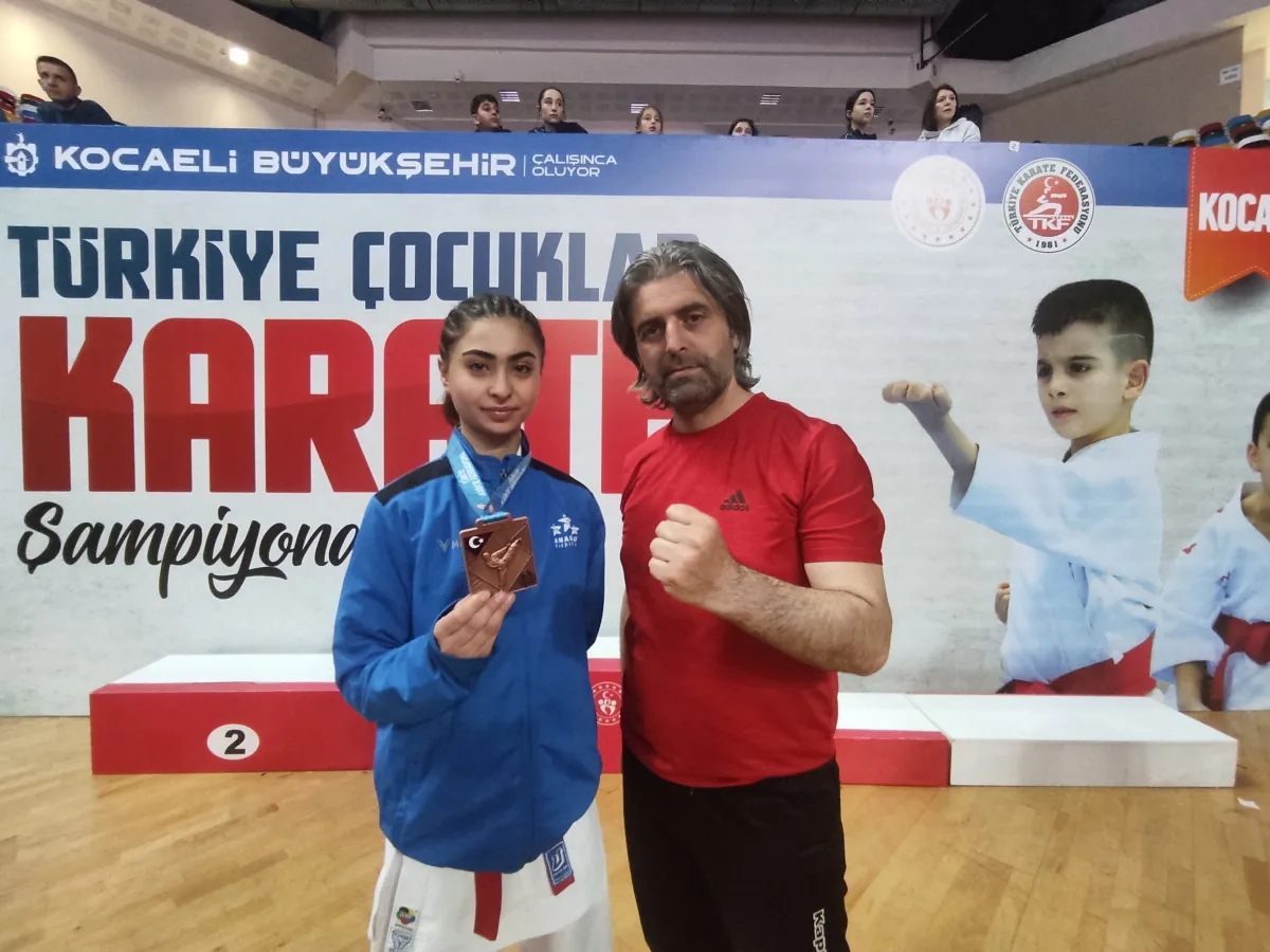 Malatya'ya Karate'de Türkiye Derecesi