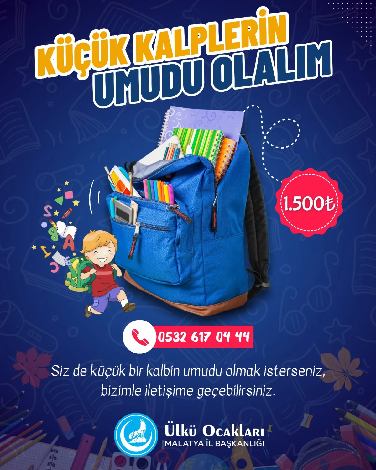 Ülkü Ocakları Bu Yılda Küçük Kalplerin Umudu Olacak