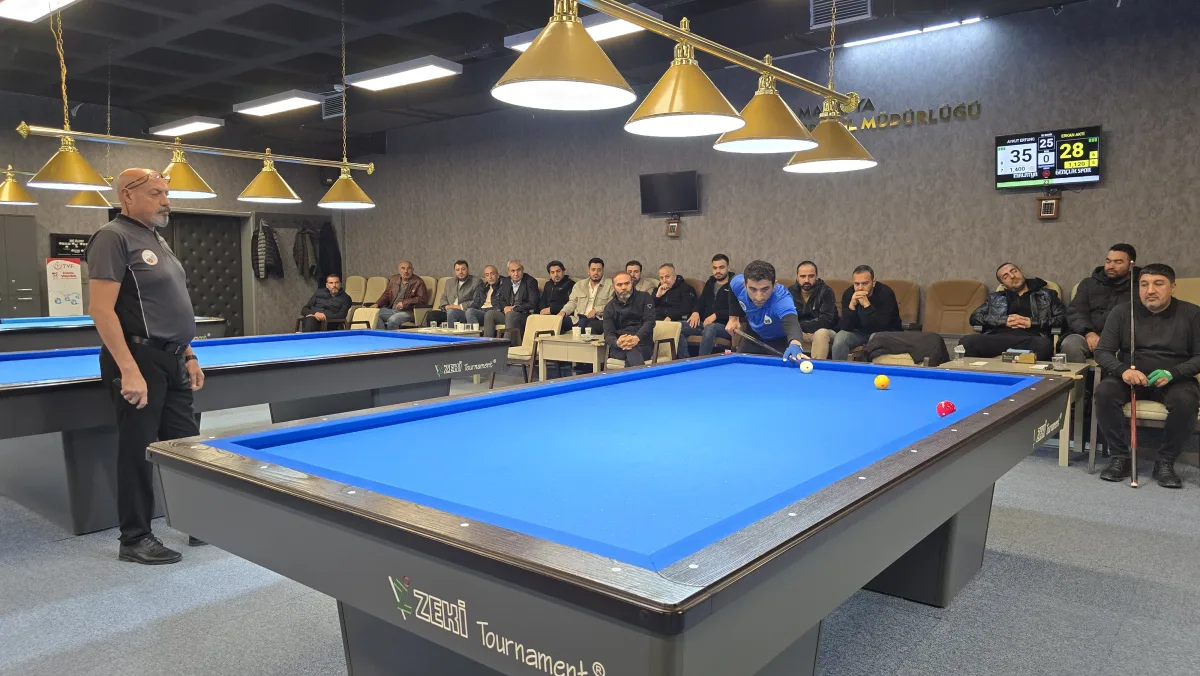 Battalgazi'de 3 Bant Bilardo Turnuvası Sona Erdi