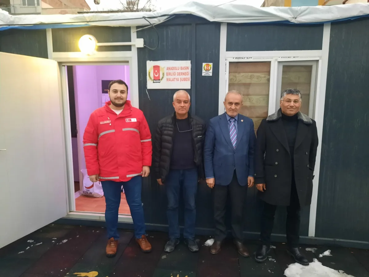 Türk Kızılay Yeşilyurt Şube Başkanı Tevfik Gönen'den ABB Malatya Şubesine Ziyaret