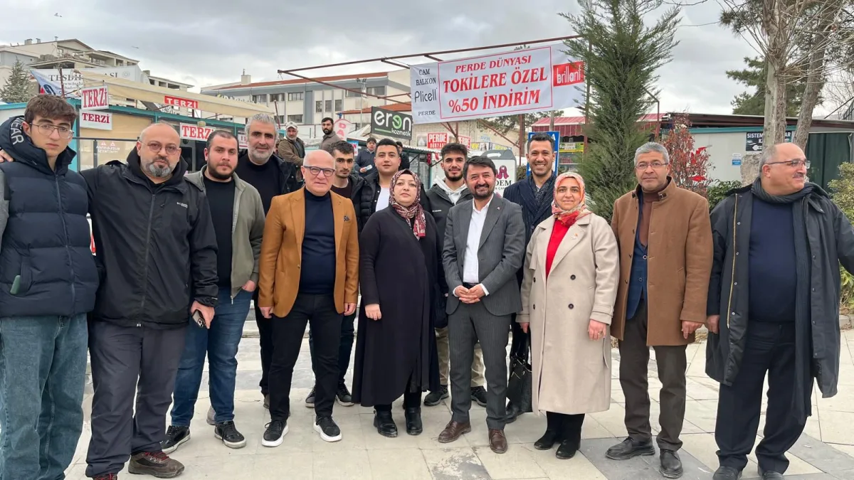 Anahtar Parti'den Malatya Kuyumcular Çarşısı'na Yoğun Katılımlı Ziyaret