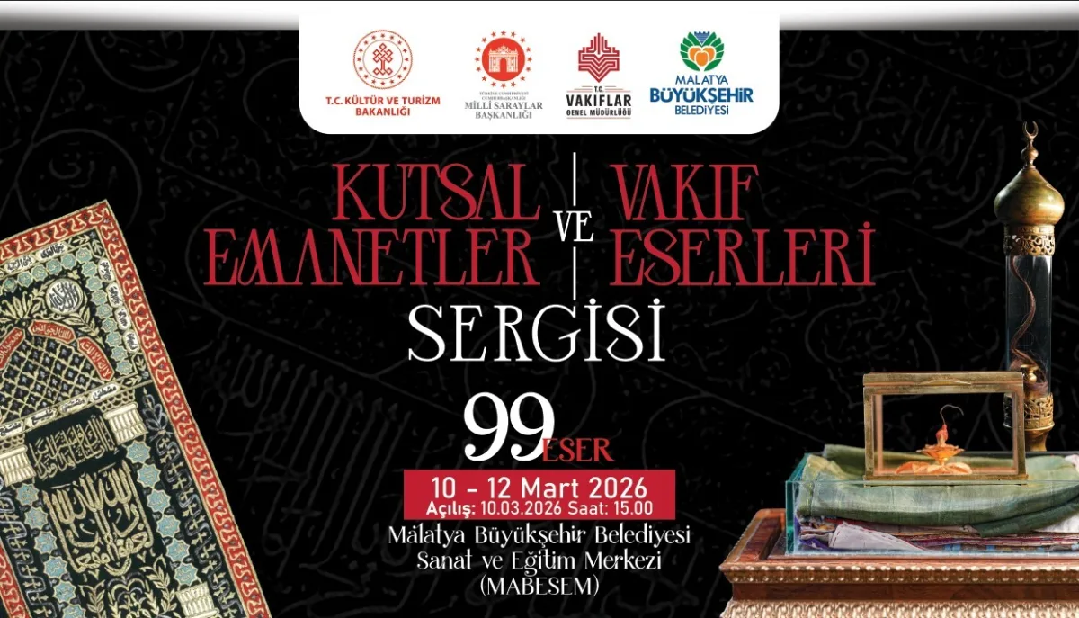 “Kutsal Emanetler ve Vakıf Eserleri Sergisi” Malatyalılarla Buluşuyor