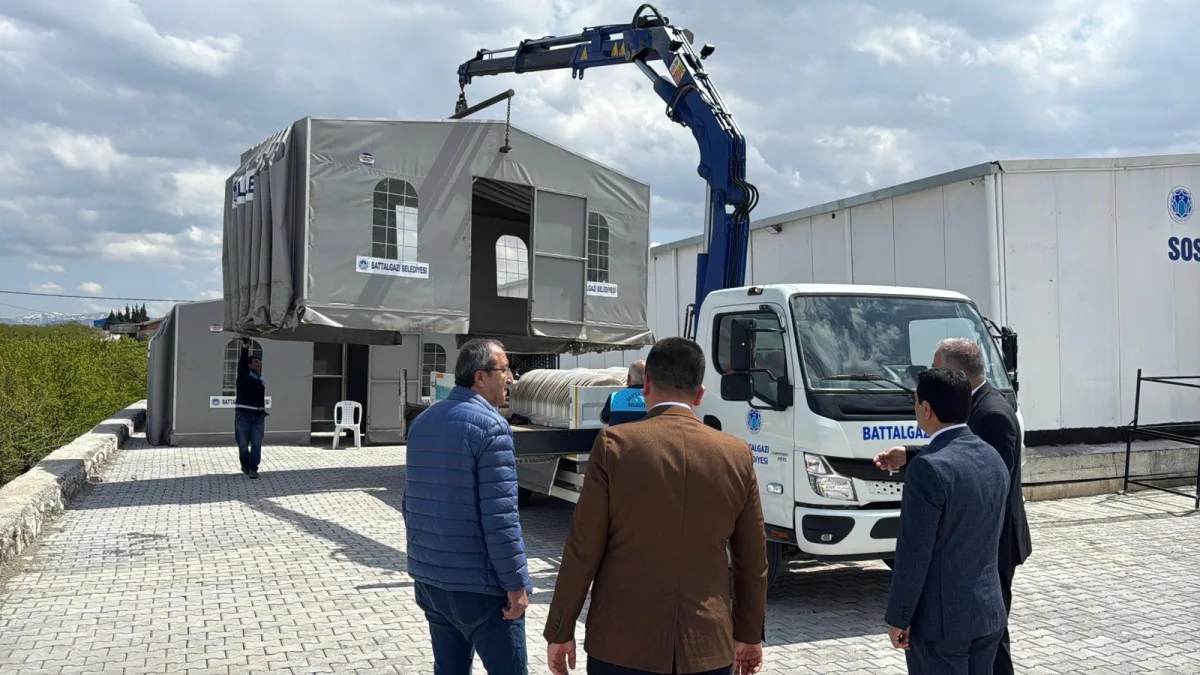 Başkan Taşkın Taziye Hizmetlerinin Merkezinde İnceleme Yaptı