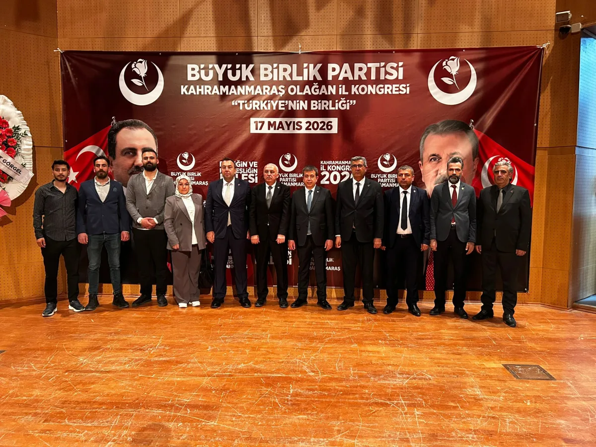 BBP Malatya Teşkilatı Kahramanmaraş Kongresinde Hazır Bulundu
